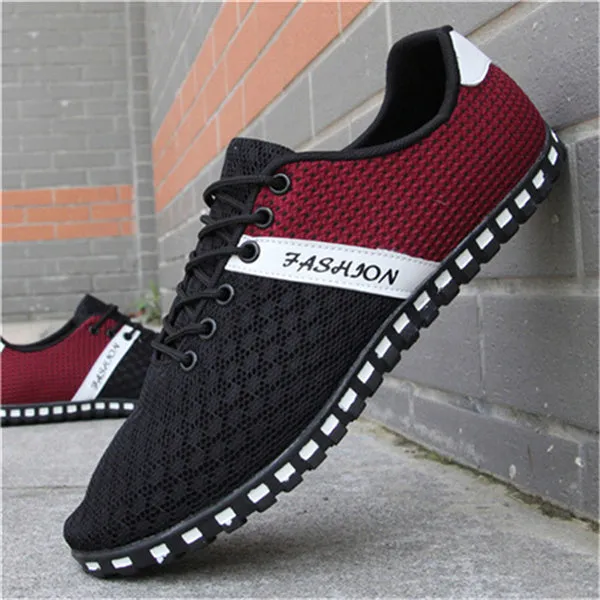 2017 new mens casual shoes mesh shoes for men shoes sport Breathable fashion summer Flats outdoor classic male shoes