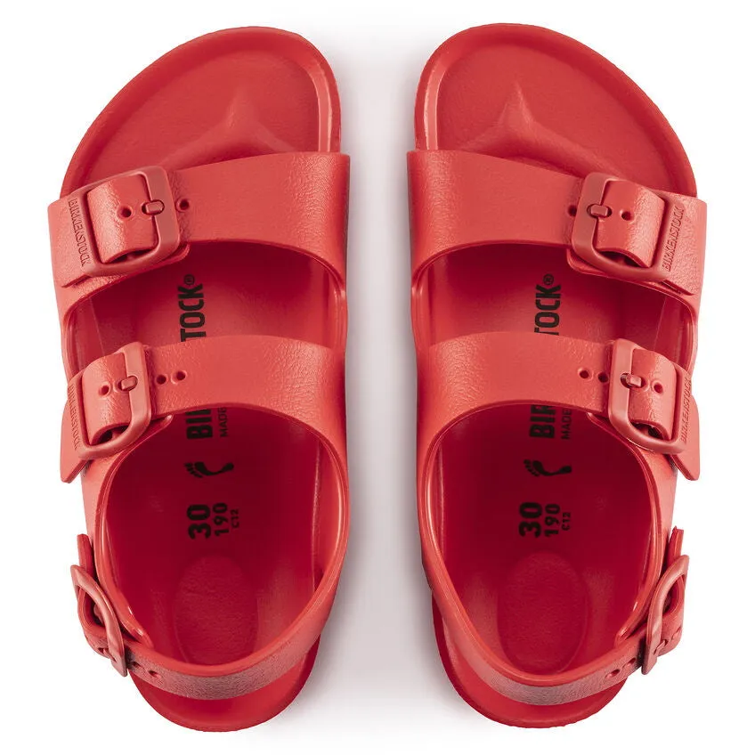 Birkenstocks Kids Active Red Milano EVA Sandal Narrow Width