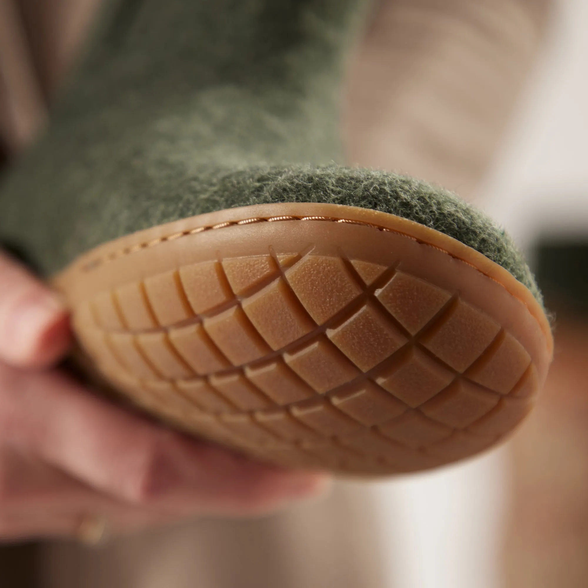 Boot with natural rubber sole - honey - Forest