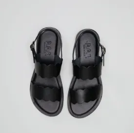 D.O.F Lisbon - Black Sandal **FINAL SALE**