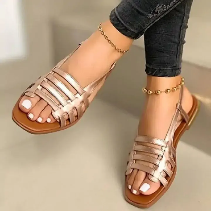 Hollow Roman Flat Sandals