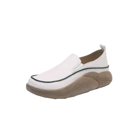 Ivory Chunky Slip On Shoes