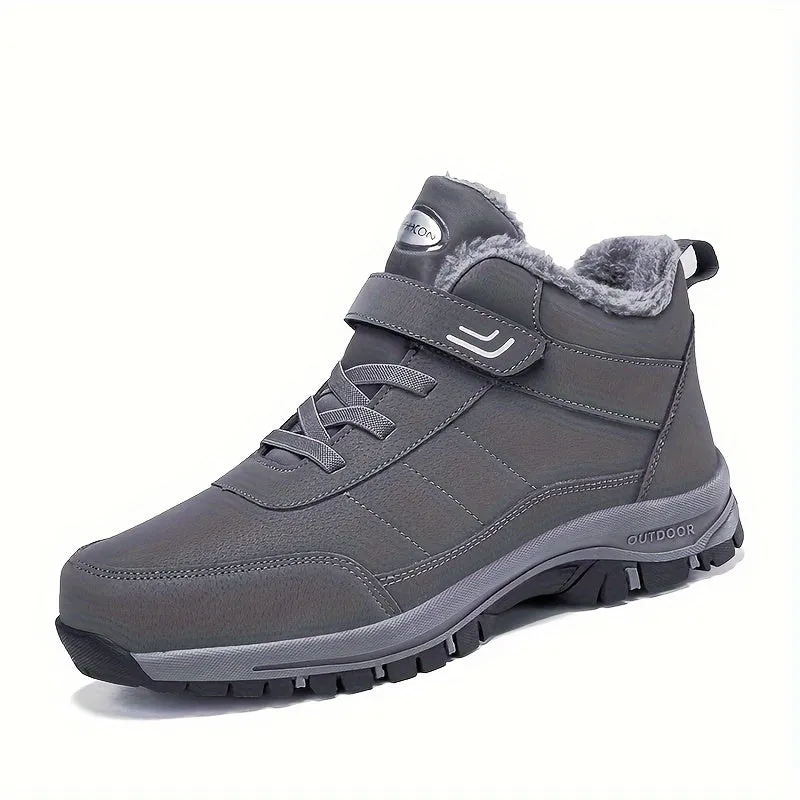 Mens Antiskid Snow Boots Warm Stylish  Perfect for Outdoor Activities