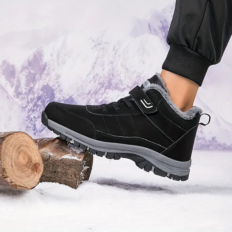 Mens Antiskid Snow Boots Warm Stylish  Perfect for Outdoor Activities