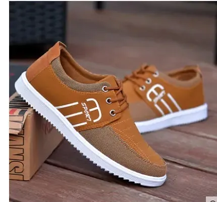 Men's Canvas Casual Lace-Up Shoes