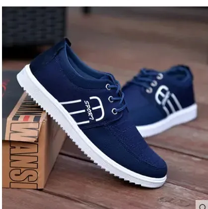 Men's Canvas Casual Lace-Up Shoes