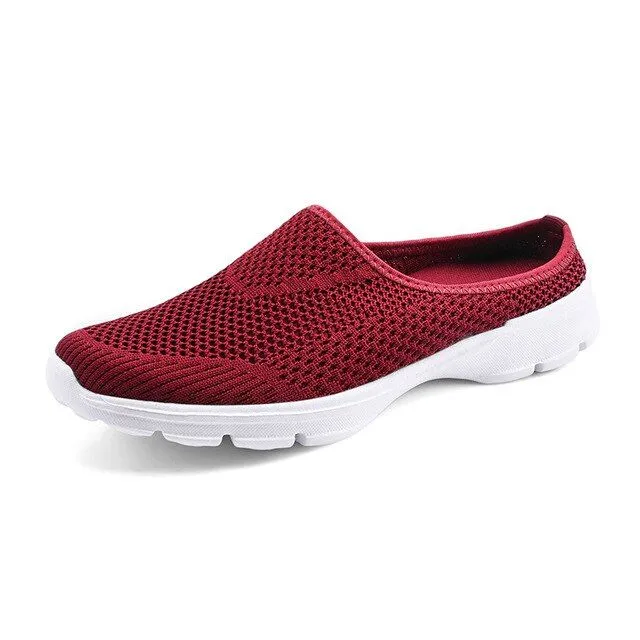 OCW Unisex Summer Casual Slip On Half Shoes Summer Casual Mesh Comfortable Shoes