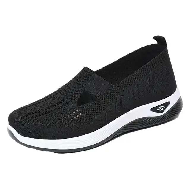 Orthopedic Walking Shoes for Women | Lightweight Slip-On Hiking Sneakers | Breathable Outdoor Footwear