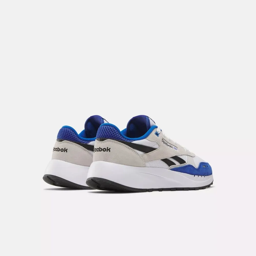 Reebok Men's Classic Leather 2400 Shoes - White / Boundless Blue / Black