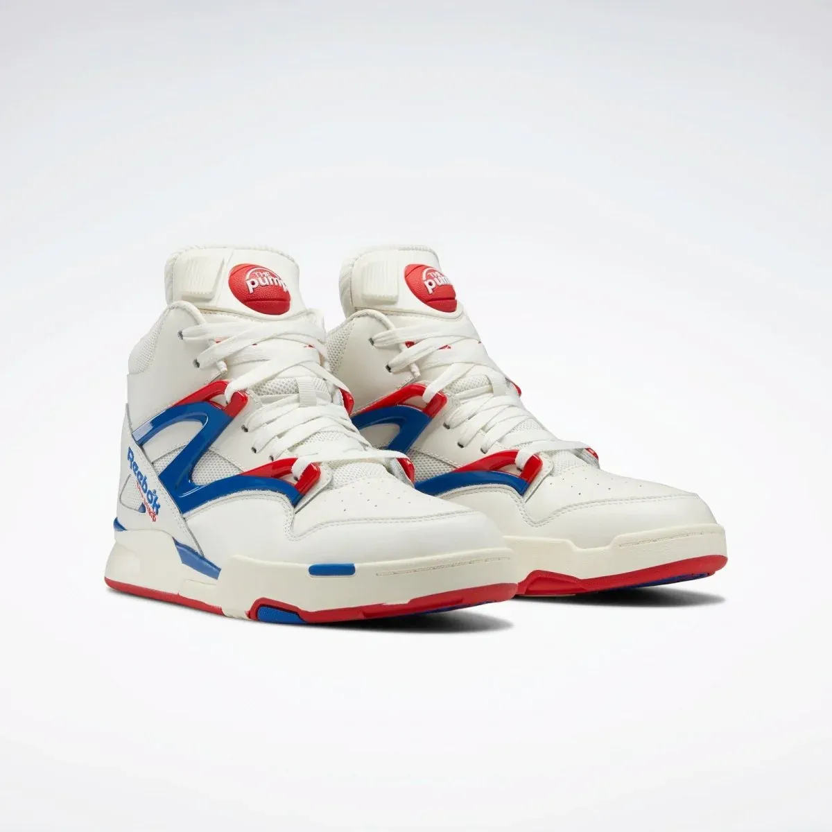 Reebok Men's Pump Omni Zone II Shoes - Clack / Vector Blue / Vector Red