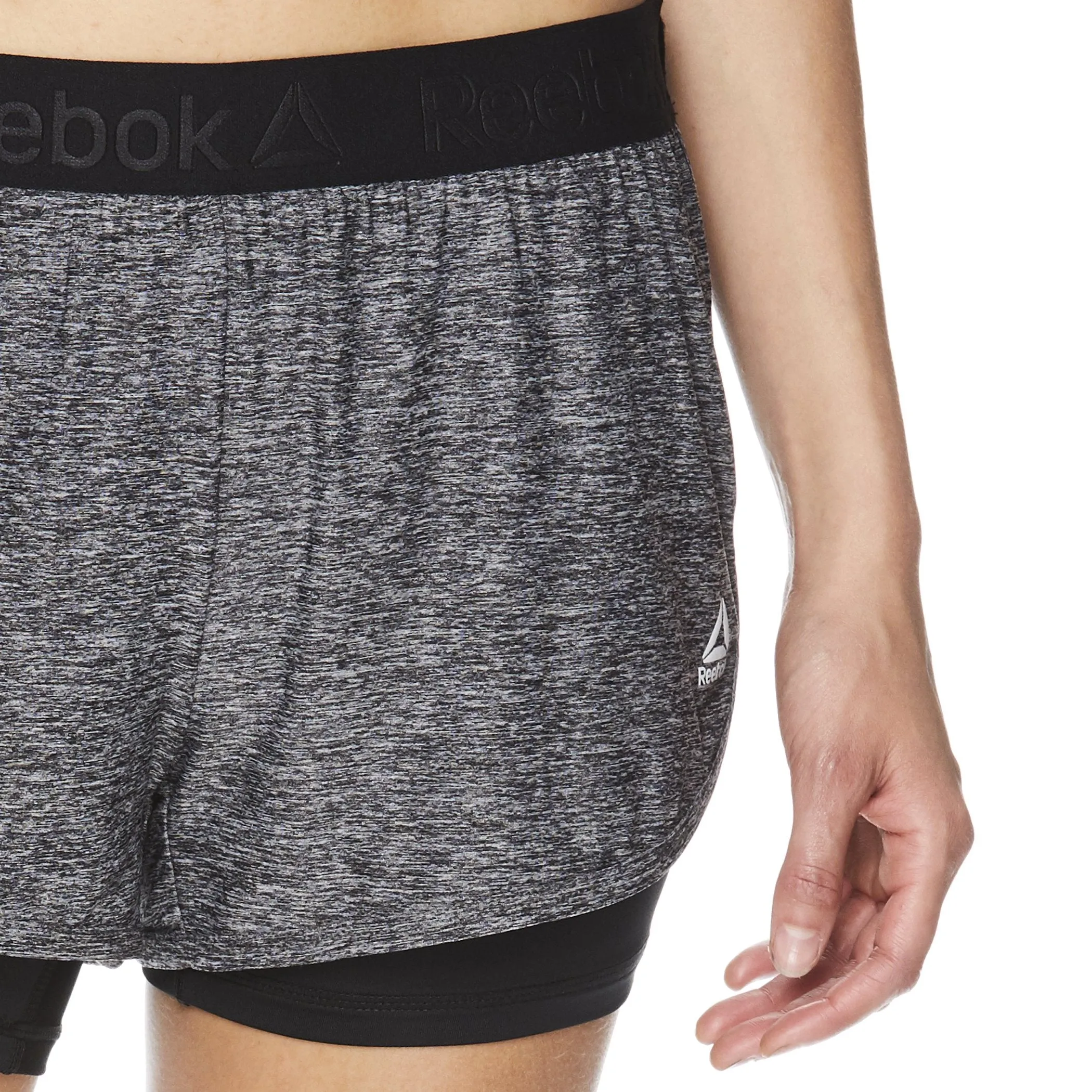 Reebok Women's Cardio Running Shorts w/ built in Compression