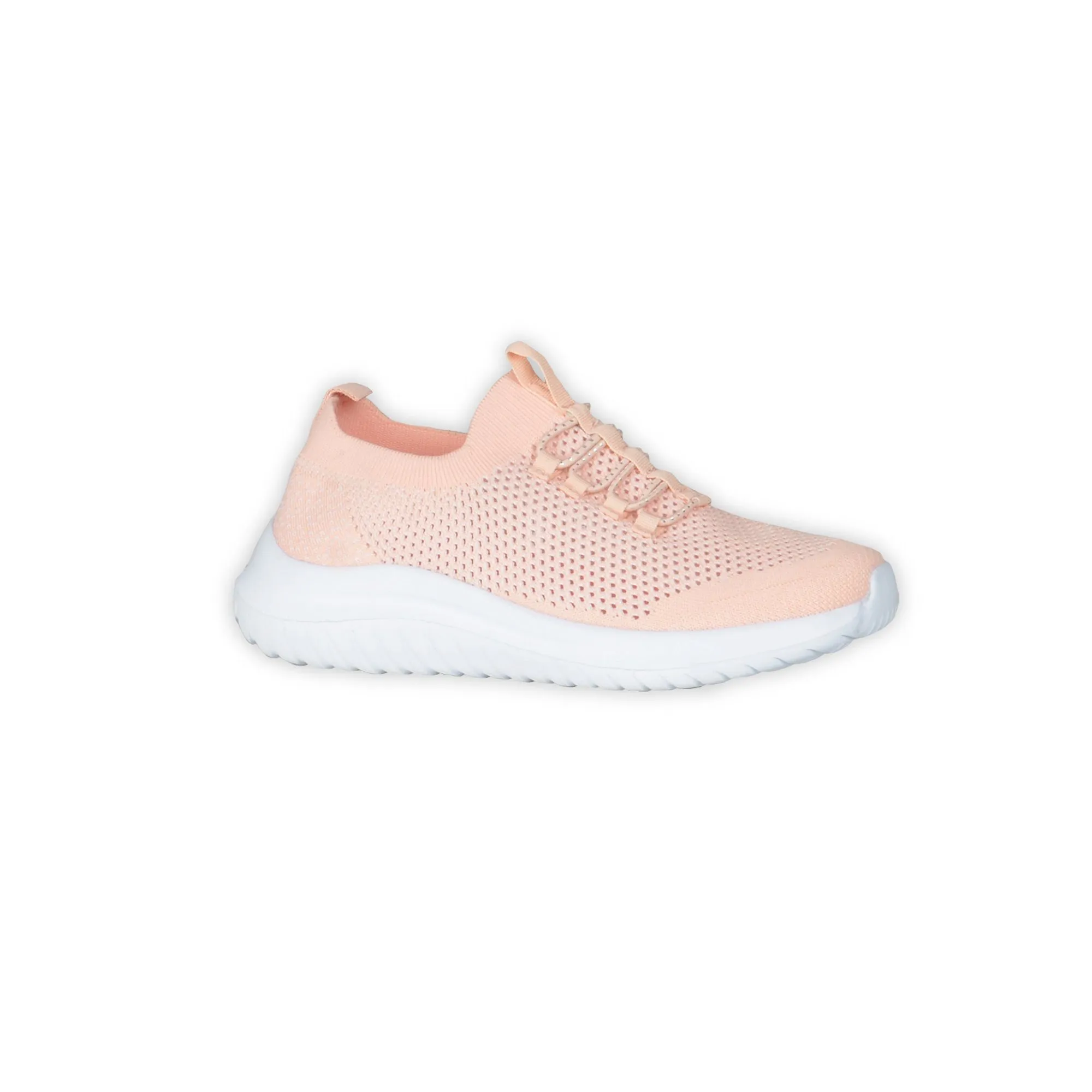 Relaxed Fit And Flexible Running Shoes - Pink