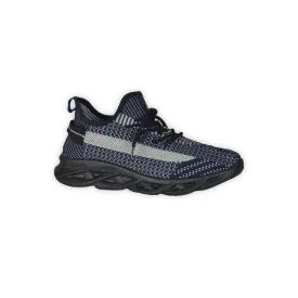 Ultra Flexible Running Shoes - Navy Blue & Grey